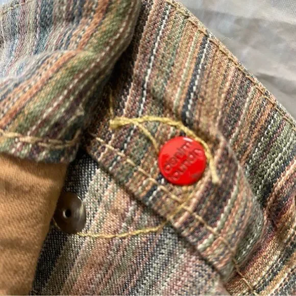 Ecko Red Denim Ruffle Skirt-Striped-Size 3 (juniors) - Picture 10 of 12